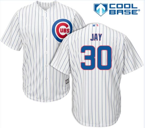 Cubs #30 Jay White Cool Base Authentic Collection 2016 World Series Bound Stitched MLB Jersey