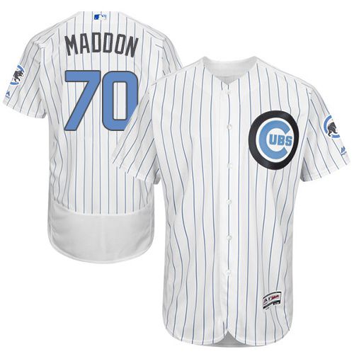 Cubs #70 Joe Maddon White(Blue Strip) Flexbase Authentic Collection 2016 Father's Day Stitched MLB Jersey Cubs #70 Joe Maddon White(Blue Strip) Flexbase Authentic Collection 2016 Father's Day Stitched MLB Jersey