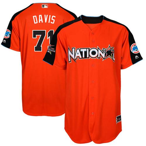 Cubs #71 Wade Davis Orange 2017 All-Star National League Stitched Youth MLB Jersey Cubs #71 Wade Davis Orange 2017 All-Star National League Stitched Youth MLB Jersey