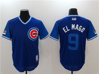 Cubs #9 Javier Baez El Mago Royal 2018 Players' Weekend Authentic Team Jersey