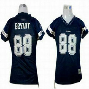 Dallas Cowboys 88 Dez Bryant Women Jerseys blue