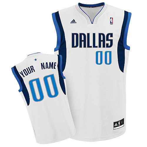 Dallas Mavericks Youth Custom White Jersey Dallas Mavericks Youth Custom White Jersey
