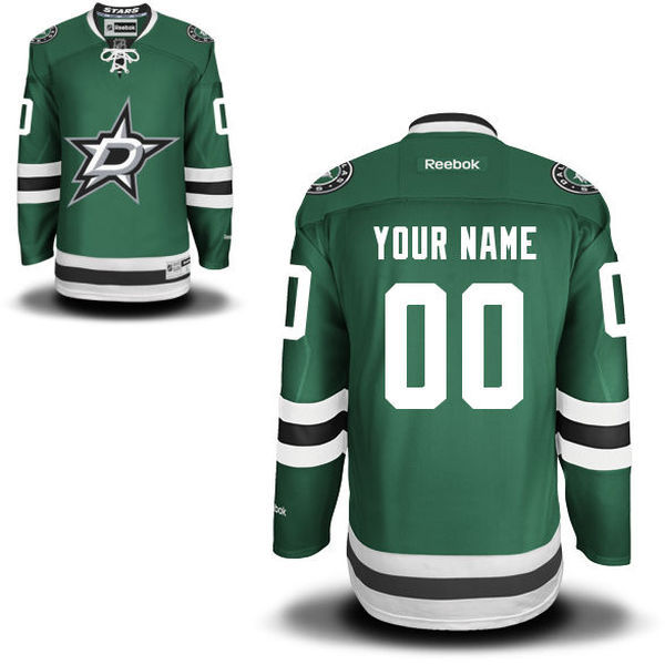 Dallas Stars Green Men's Premier Home Custom Jersey