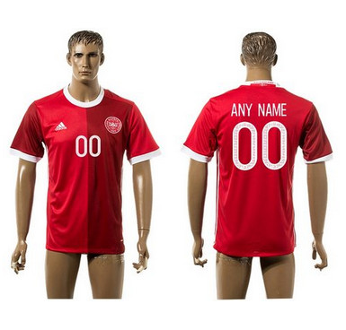 Danmark Personalized Home Soccer Country Jersey