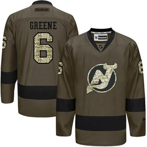 Devils #6 Andy Greene Green Salute to Service Stitched NHL Jersey Devils #6 Andy Greene Green Salute to Service Stitched NHL Jersey