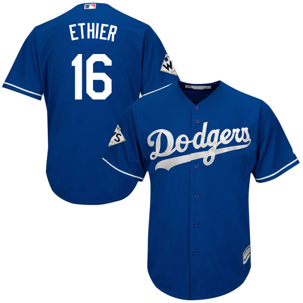 Dodgers #16 Andre Ethier Blue Cool Base 2017 World Series Bound Stitched Youth MLB Jersey Dodgers #16 Andre Ethier Blue Cool Base 2017 World Series Bound Stitched Youth MLB Jersey