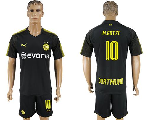 Dortmund #10 M.Gotze Away Soccer Club Jersey Dortmund #10 M.Gotze Away Soccer Club Jersey