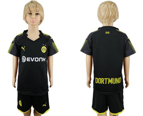 Dortmund Blank Away Kid Soccer Club Jersey Dortmund Blank Away Kid Soccer Club Jersey
