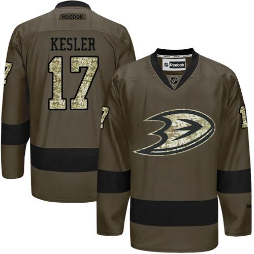 Ducks #17 Ryan Kesler Green Salute to Service Stitched NHL Jersey Ducks #17 Ryan Kesler Green Salute to Service Stitched NHL Jersey