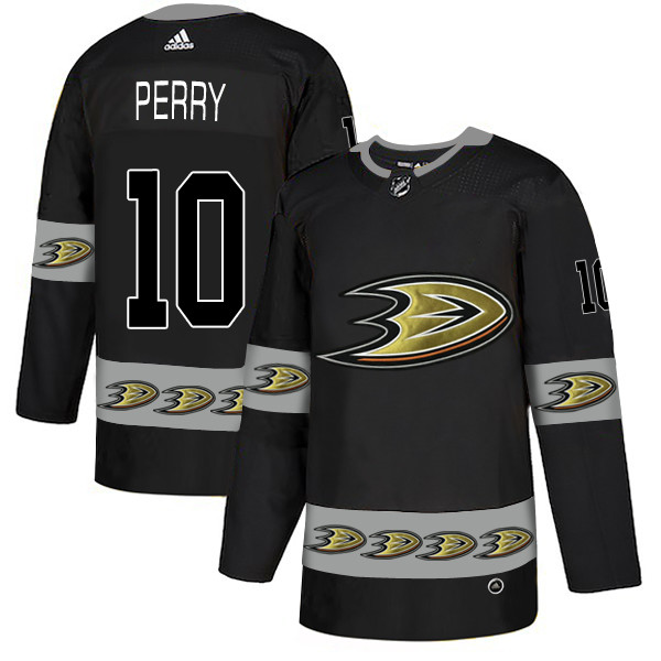 Ducks 10 Corey Perry Black Team Logos Fashion Adidas Jersey Ducks 10 Corey Perry Black Team Logos Fashion Adidas Jersey