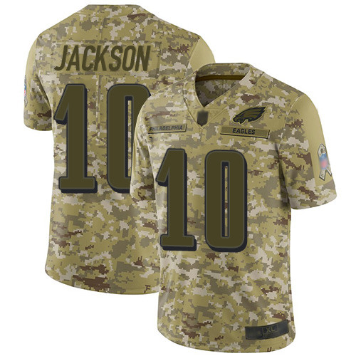Eagles #10 DeSean Jackson Camo Youth Stitched Football Limited 2018 Salute to Service Jersey Eagles #10 DeSean Jackson Camo Youth Stitched Football Limited 2018 Salute to Service Jersey