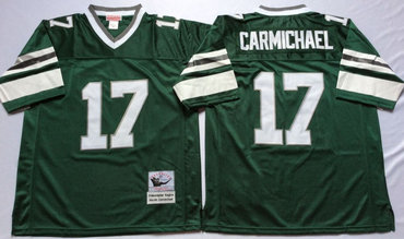 Eagles 17 Harold Carmichael Green Throwback Jersey Eagles 17 Harold Carmichael Green Throwback Jersey