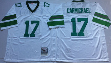 Eagles 17 Harold Carmichael White Throwback Jersey Eagles 17 Harold Carmichael White Throwback Jersey