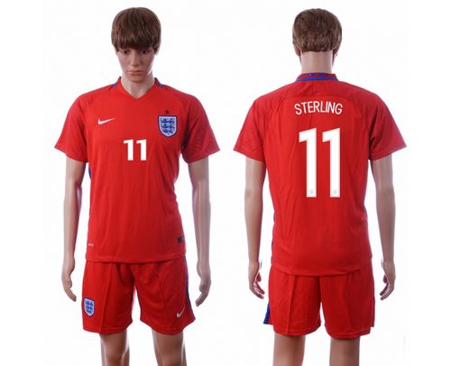 England #11 Sterling Away Soccer Country Jersey England #11 Sterling Away Soccer Country Jersey