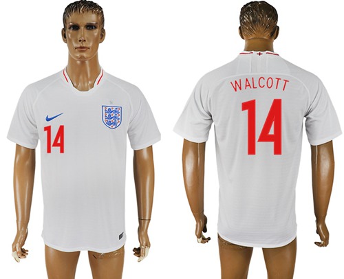 England #14 Walcott Home Thai Version Soccer Country Jersey England #14 Walcott Home Thai Version Soccer Country Jersey