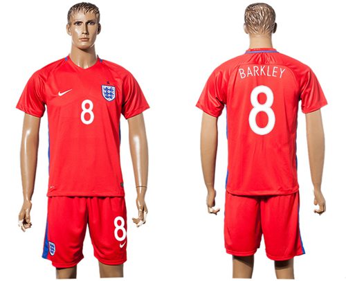 England #8 Barkley Away Soccer Country Jersey England #8 Barkley Away Soccer Country Jersey