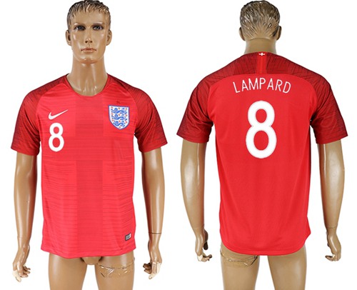 England #8 Lampard Away Soccer Country Jersey England #8 Lampard Away Soccer Country Jersey
