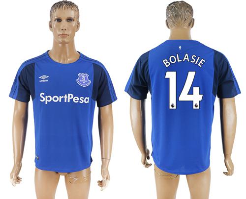 Everton #14 Bolasie Home Soccer Club Jersey Everton #14 Bolasie Home Soccer Club Jersey