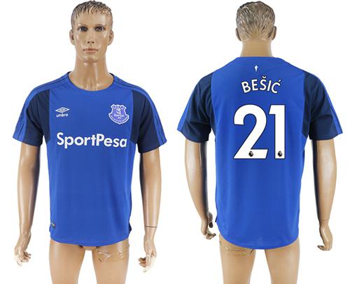 Everton #21 Besic Home Soccer Club Jersey Everton #21 Besic Home Soccer Club Jersey