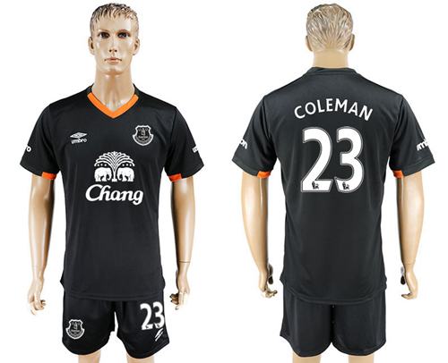 Everton #23 Coleman Away Soccer Club Jersey Everton #23 Coleman Away Soccer Club Jersey