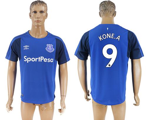 Everton #9 Kone.A Home Soccer Club Jersey Everton #9 Kone.A Home Soccer Club Jersey