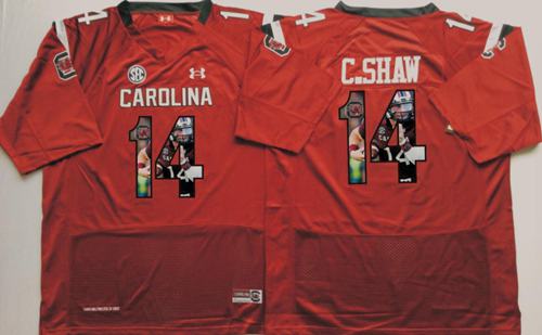 Fighting Gamecocks #14 Connor Shaw Red Player Fashion Stitched NCAA Jersey Fighting Gamecocks #14 Connor Shaw Red Player Fashion Stitched NCAA Jersey