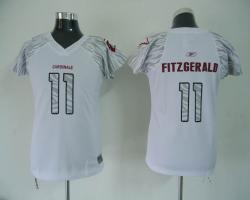 Fitgzerald #11 Arizona Cardinals Women Zebre Jerseys