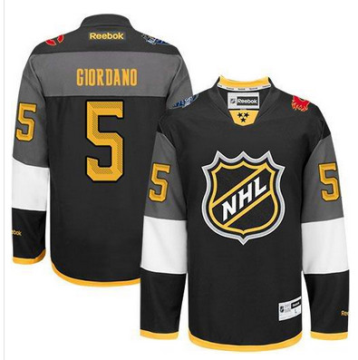 Flames #5 Mark Giordano Black 2016 All Star Stitched NHL Jersey