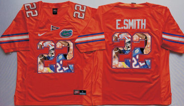 Florida Gators 22 Emmitt Smith Orange Portrait Number College Jersey Florida Gators 22 Emmitt Smith Orange Portrait Number College Jersey