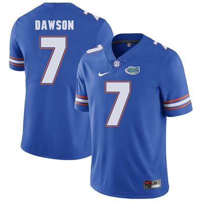 Florida Gators Royal Blue Duke Dawson Football Player Performance Jersey Florida Gators Royal Blue Duke Dawson Football Player Performance Jersey