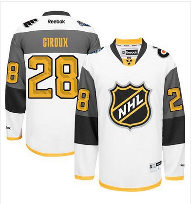 Flyers #28 Claude Giroux White 2016 All Star Stitched NHL Jersey Flyers #28 Claude Giroux White 2016 All Star Stitched NHL Jersey