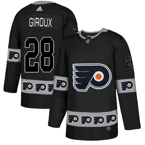 Flyers 28 Claude Giroux Black Team Logos Fashion Adidas Jersey Flyers 28 Claude Giroux Black Team Logos Fashion Adidas Jersey