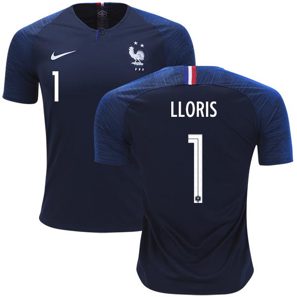 France #1 LLORIS Home Soccer Country Jersey France #1 LLORIS Home Soccer Country Jersey