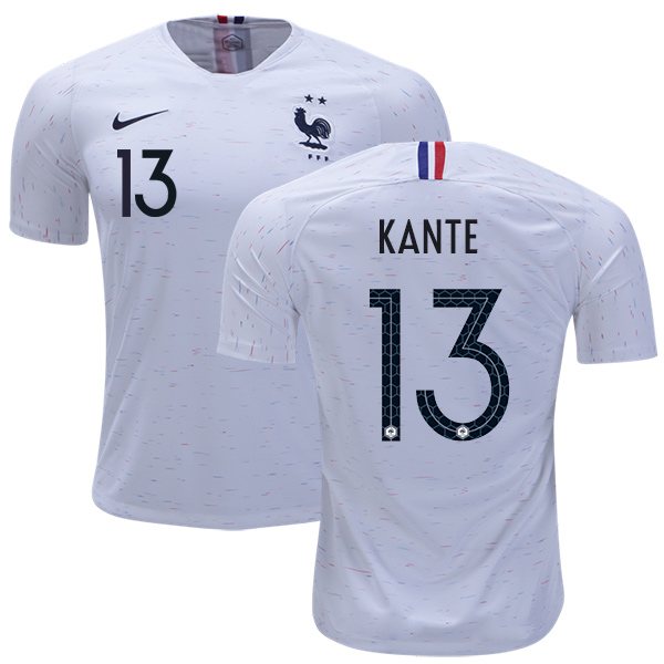France #13 Kante Away Soccer Country Jersey France #13 Kante Away Soccer Country Jersey