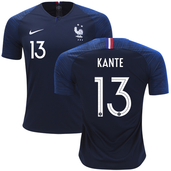 France #13 Kante Home Soccer Country Jersey France #13 Kante Home Soccer Country Jersey