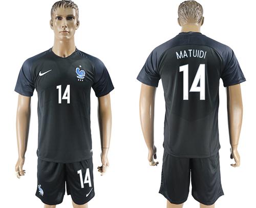 France #14 Matuidi Away Soccer Country Jersey France #14 Matuidi Away Soccer Country Jersey