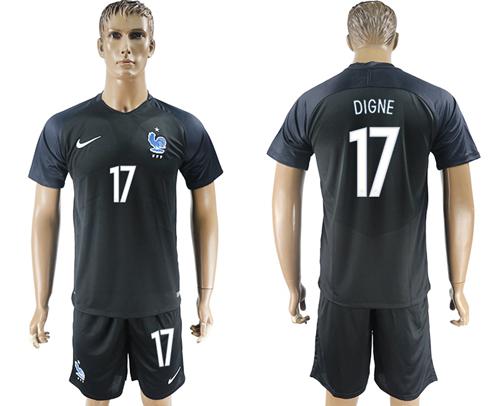France #17 Digne Away Soccer Country Jersey France #17 Digne Away Soccer Country Jersey