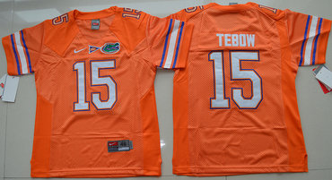 Gators #15 Tim Tebow Orange College Football Youth NCAA Jersey Gators #15 Tim Tebow Orange College Football Youth NCAA Jersey