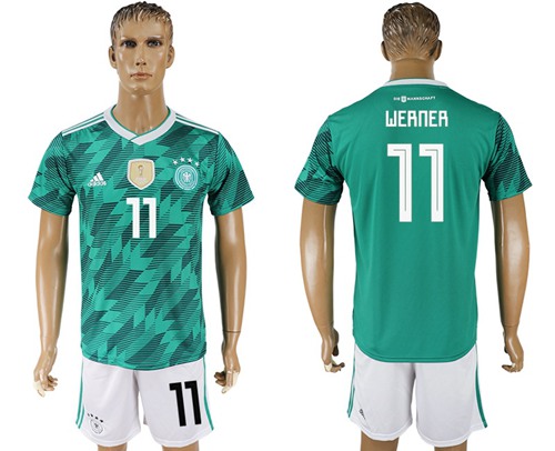 Germany #11 Werner Away Soccer Country Jersey Germany #11 Werner Away Soccer Country Jersey