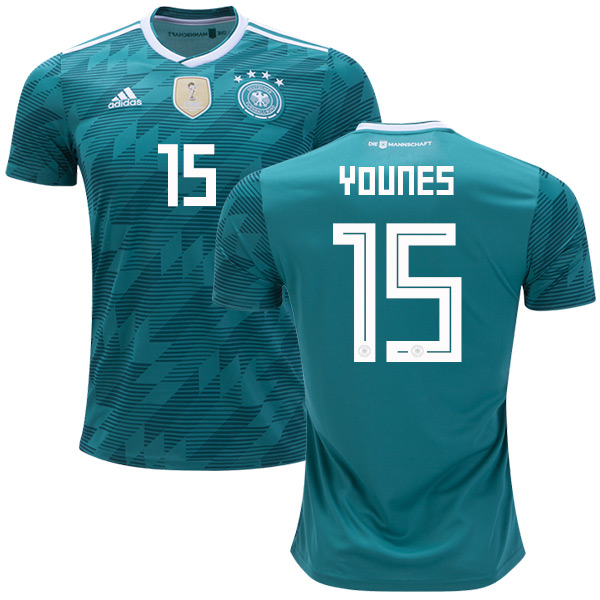 Germany #15 Younes Away Kid Soccer Country Jersey Germany #15 Younes Away Kid Soccer Country Jersey