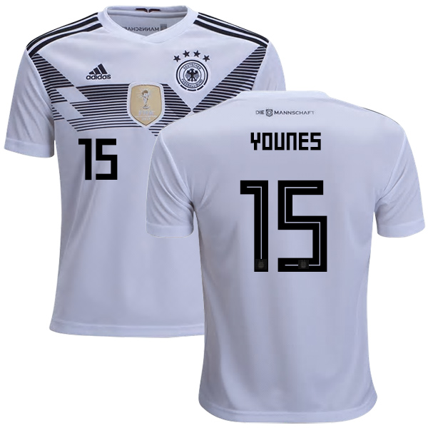Germany #15 Younes White Home Kid Soccer Country Jersey Germany #15 Younes White Home Kid Soccer Country Jersey