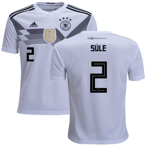Germany #2 Sule White Home Kid Soccer Country Jersey Germany #2 Sule White Home Kid Soccer Country Jersey