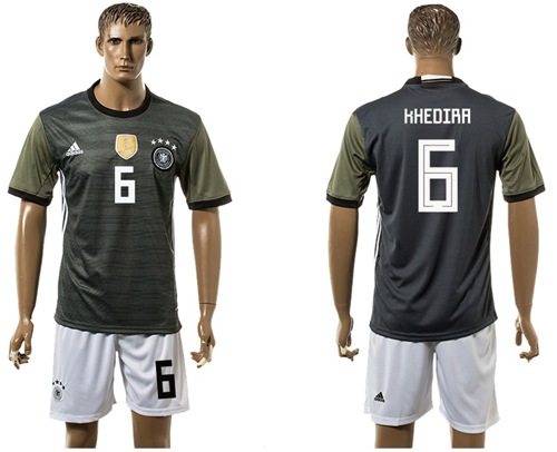 Germany #6 Khedira Away Soccer Country Jersey Germany #6 Khedira Away Soccer Country Jersey