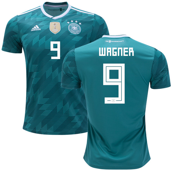 Germany #9 Wagner Away Soccer Country Jersey Germany #9 Wagner Away Soccer Country Jersey