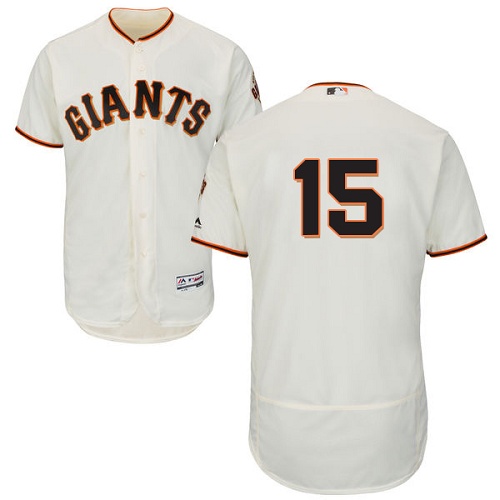 Giants #15 Bruce Bochy Cream Flexbase Authentic Collection Stitched MLB Jersey Giants #15 Bruce Bochy Cream Flexbase Authentic Collection Stitched MLB Jersey