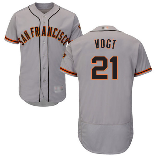 Giants #21 Stephen Vogt Grey Flexbase Authentic Collection Road Stitched Baseball Jersey Giants #21 Stephen Vogt Grey Flexbase Authentic Collection Road Stitched Baseball Jersey