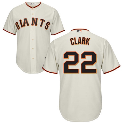 Giants #22 Will Clark Cream Cool Base Stitched Youth MLB Jersey Giants #22 Will Clark Cream Cool Base Stitched Youth MLB Jersey