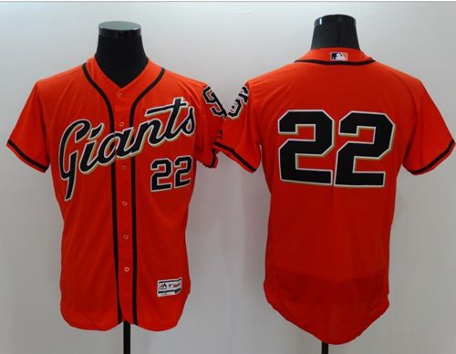 Giants #22 Will Clark Orange Flexbase Authentic Collection Stitched MLB Jersey Giants #22 Will Clark Orange Flexbase Authentic Collection Stitched MLB Jersey