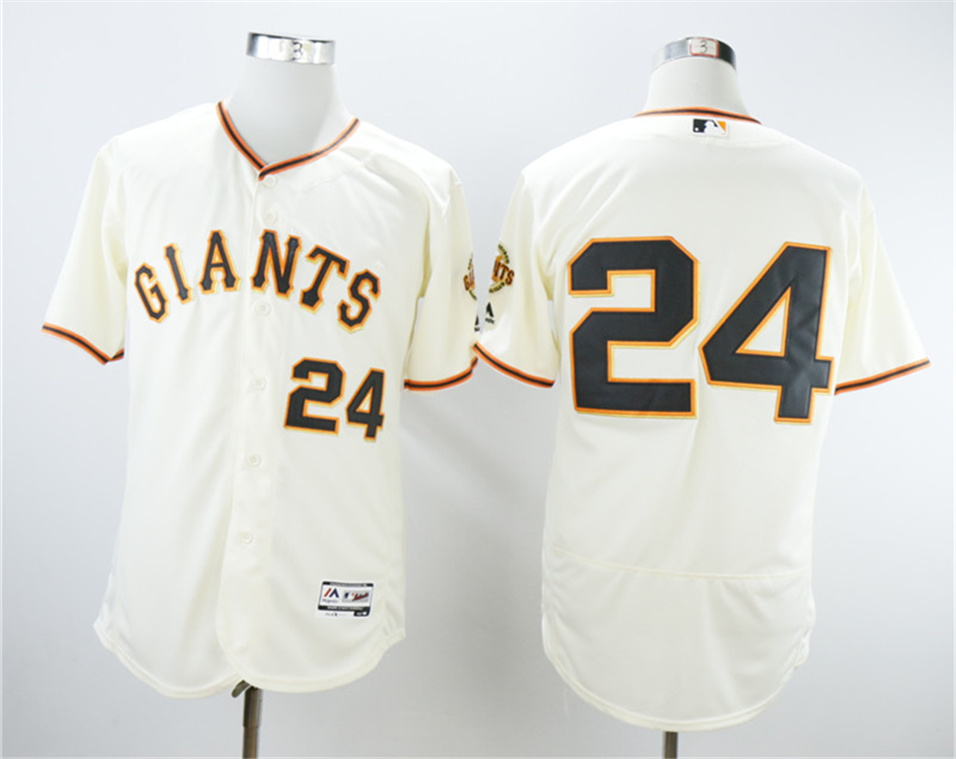 Giants #24 Willie Mays Cream Flexbase Jersey Giants #24 Willie Mays Cream Flexbase Jersey