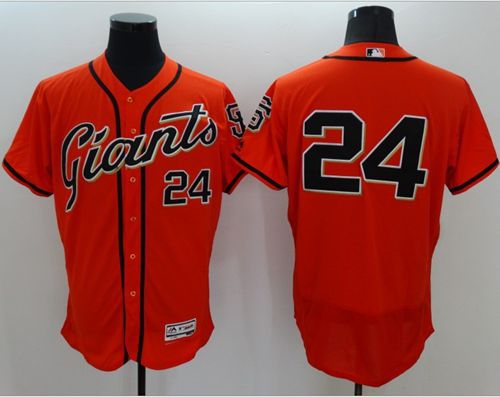 Giants #24 Willie Mays Orange Flexbase Authentic Collection Stitched MLB Jersey Giants #24 Willie Mays Orange Flexbase Authentic Collection Stitched MLB Jersey